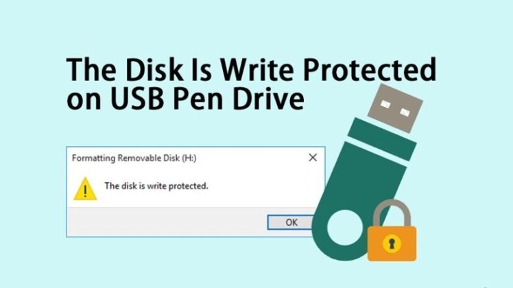 رفع ارور The Disk is Write Protected