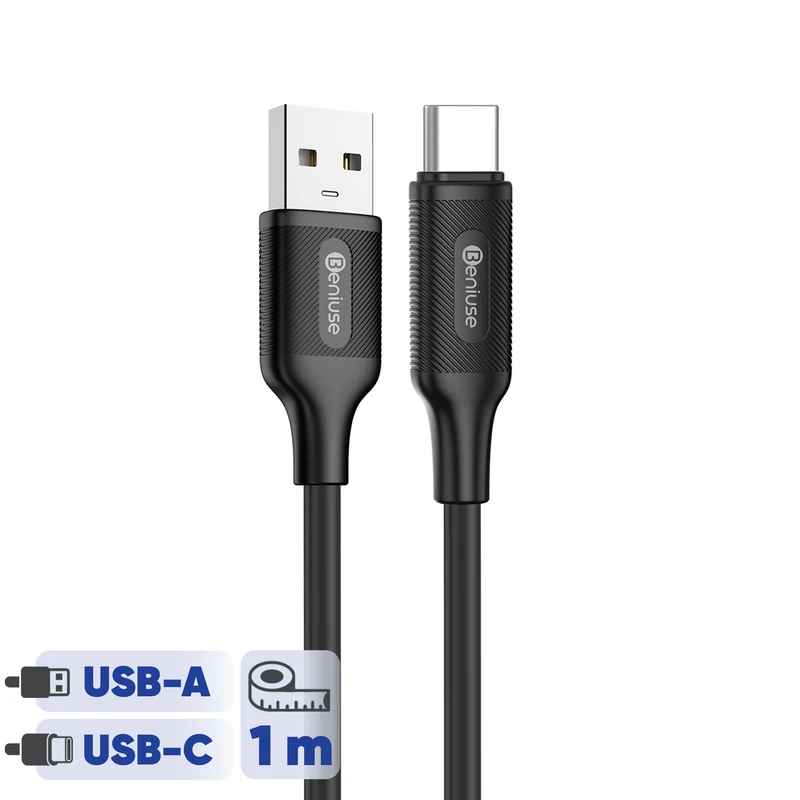  کابل USB به Type-C بنیوس BE-CA06 طول ۱ متر 