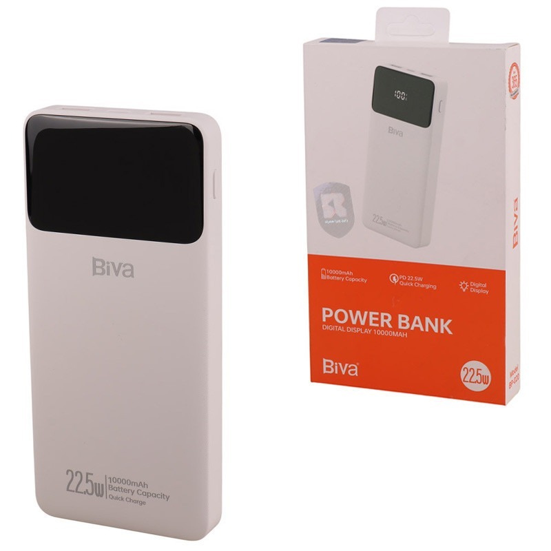  پاوربانک 10000 بیوا Biva BP-020 توان 22.5 وات 