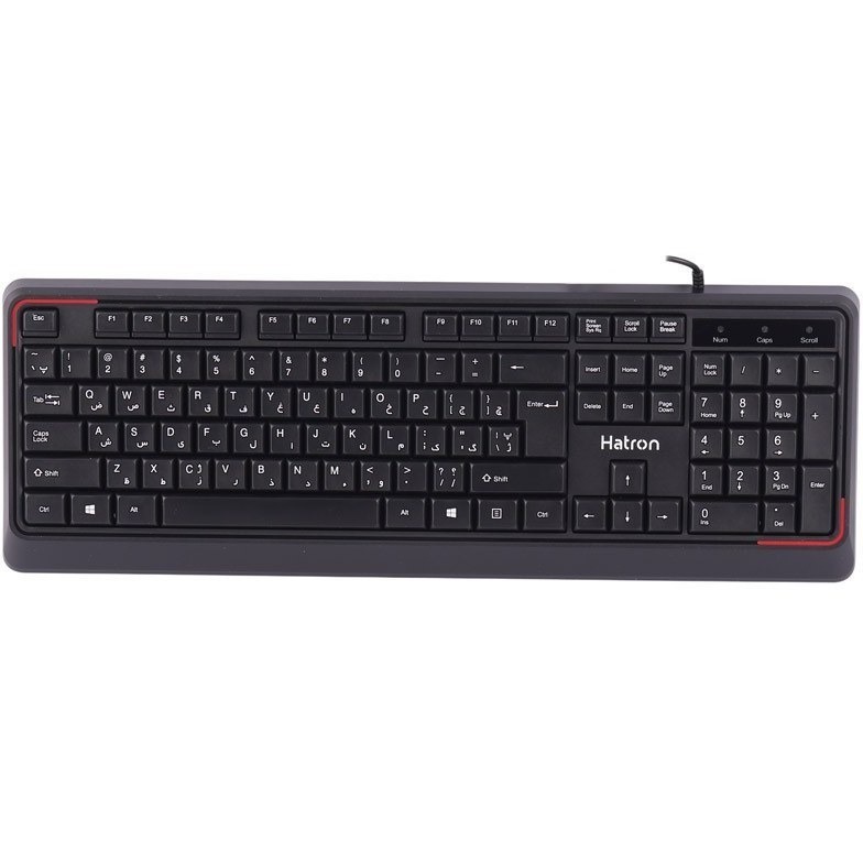  کیبورد سیمی هترون Hatron مدل HK180 