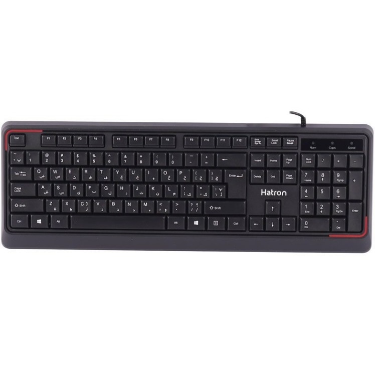 کیبورد سیمی هترون Hatron مدل HK180