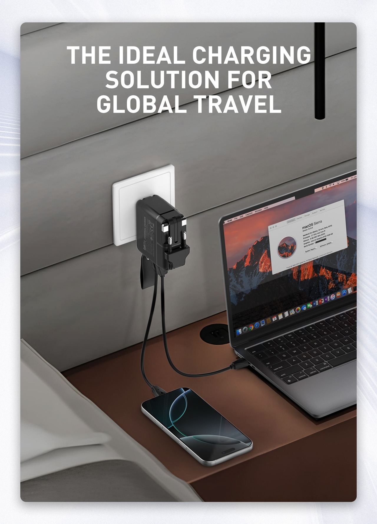  شارژر دیواری الدینیو Ldnio GaN Super Fast Charger Q2618 توان 65 وات 