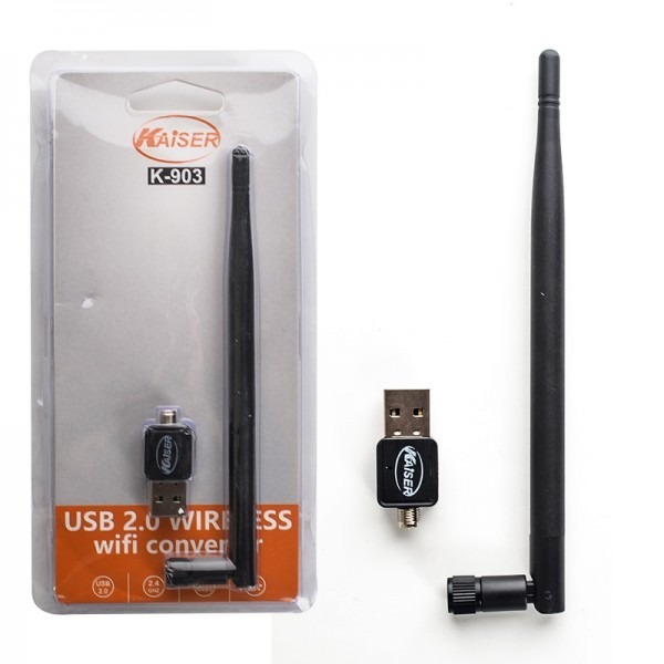  دانگل شبکه وای فای (Wi-Fi) آنتن دار کایزر (KAISER) مدل K-903 
