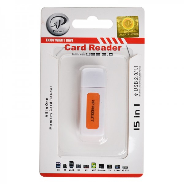  رم ریدر USB2.0 15IN1 ایکس پی (XP) مدل XP-620T 
