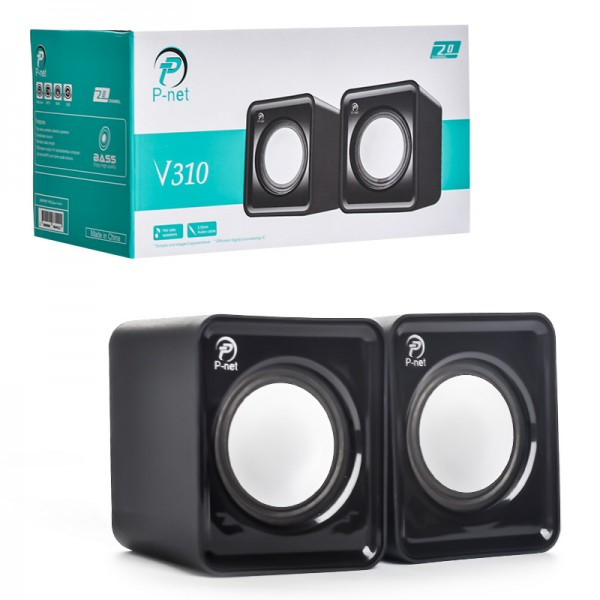  اسپیکر لپ تاپی 2 تکه پی نت (P-net) مدل V310 