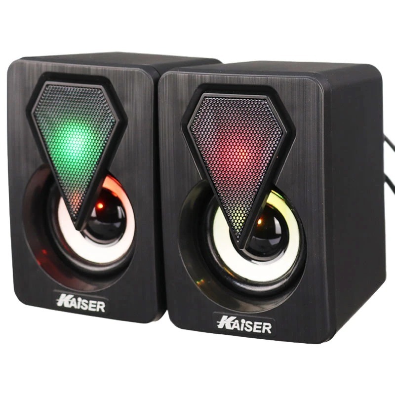  اسپیکر لپ تاپی 2 تکه RGB دار کایزر (KAISER) مدل K-U320 