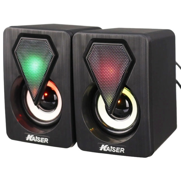 اسپیکر لپ تاپی 2 تکه RGB دار کایزر (KAISER) مدل K-U320