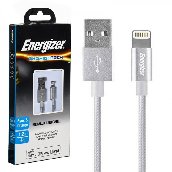 کابل آیفون (Lightning) انرجایزر (Energizer) طول 1.2 متر مدل C13UBLIGSL4