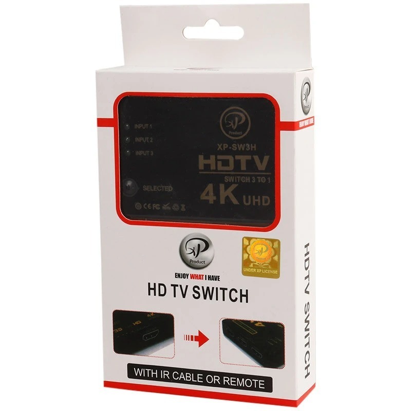  سوییچ 3 پورت HDMI مدل XP-Product XP-SW3H 