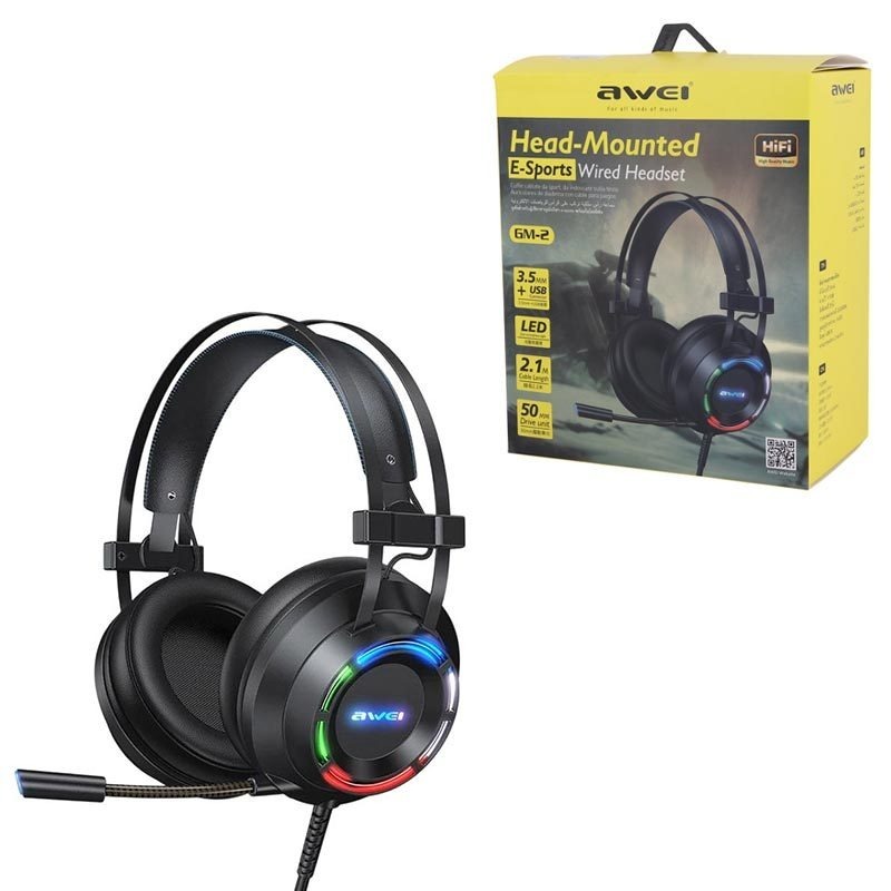  هدفون سیمی گیمینگ اوی Awei GM-2 