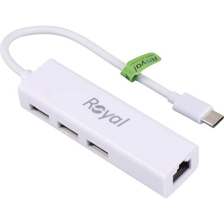 هاب و کارت شبکه ROYAL RC-4030 USB