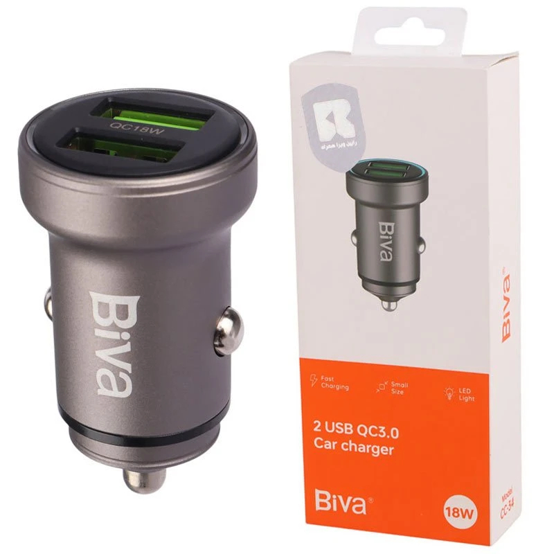  شارژر فندکی بیوا Biva CC-34 توان 18 وات 