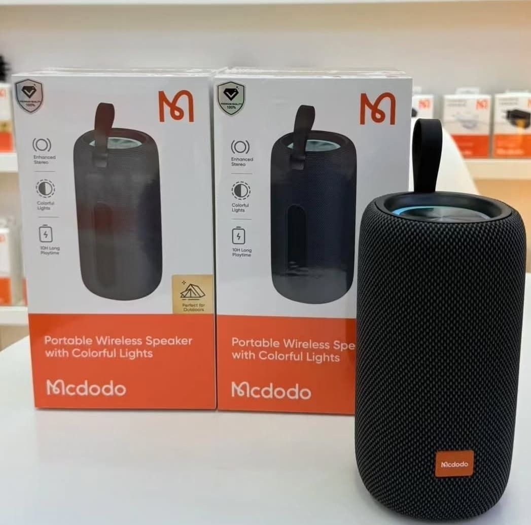  اسپیکر بلوتوث مک دودو Mcdodo BS-1410 Portable Wireless Speaker توان 10 وات رم و فلش خور 
