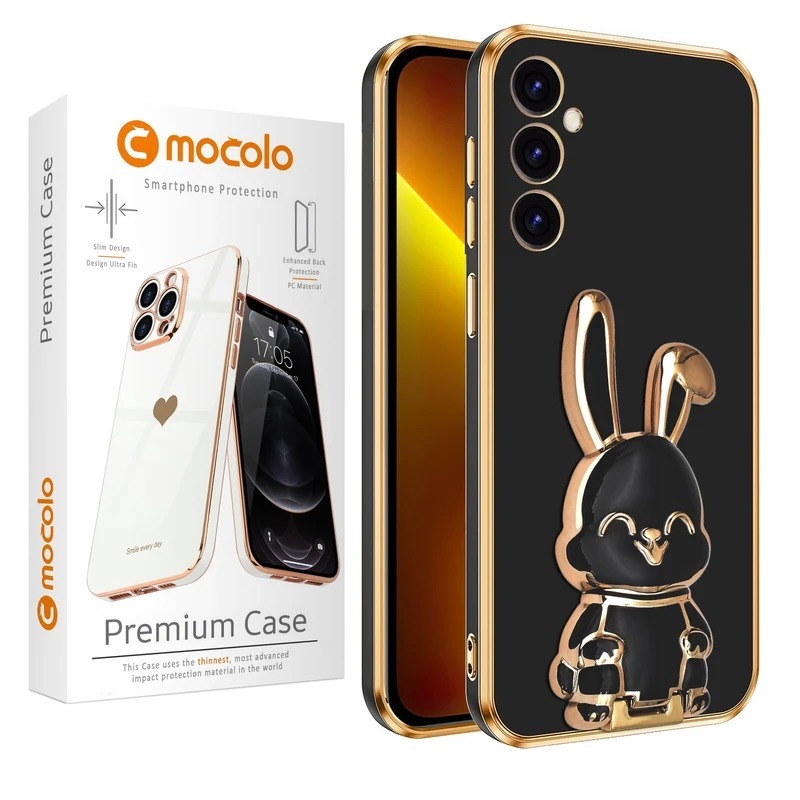  کاور موکولو مدل Lapin مناسب برای گوشی موبایل سامسونگ Galaxy A24 به همراه پایه نگهدارنده 