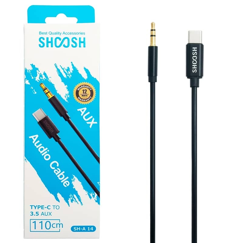  کابل صدا تایپ سی شوش SHOOSH SH-A14 110CM 