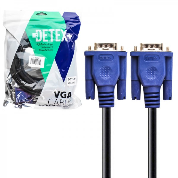  کابل VGA (3+2) دیتکس پلاس (+DETEX) طول 3 متر 