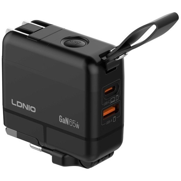 شارژر دیواری الدینیو Ldnio GaN Super Fast Charger Q2618 توان 65 وات