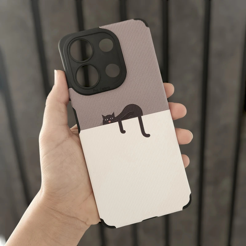  کاور مدل کبریتی طرح Cat مناسب برای گوشی موبایل شیائومی Redmi Note 13 4G 