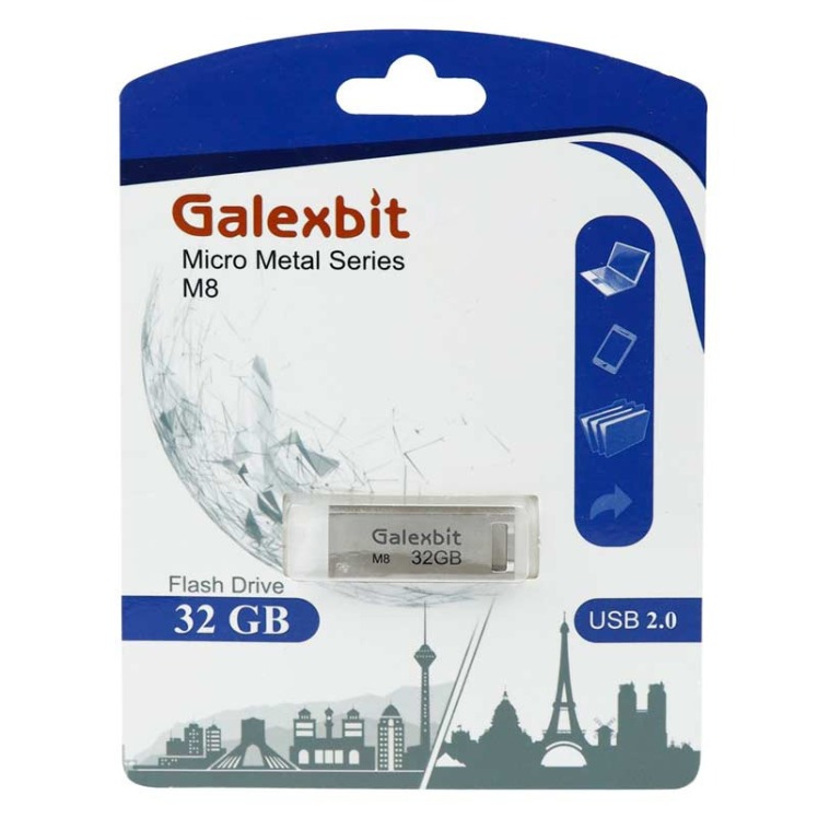 فلش ۳۲ گیگ گلکس بیت Galexbit Micro Metal Series M8