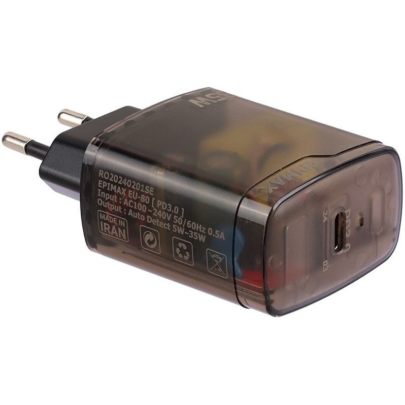  شارژر دیواری ۳۵ وات اپیمکس مدل EU-80 