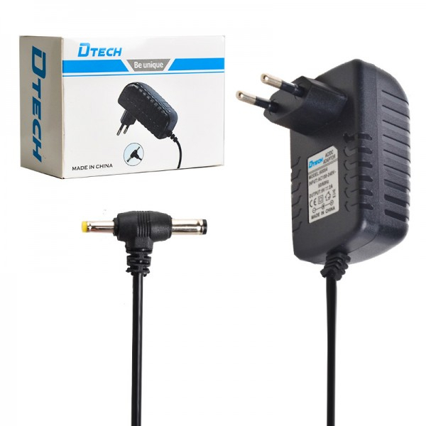 آداپتور سوزنی 12 ولت 2 آمپر 12V/2A (دو سر) دی تک (DTECH) مدل 60055