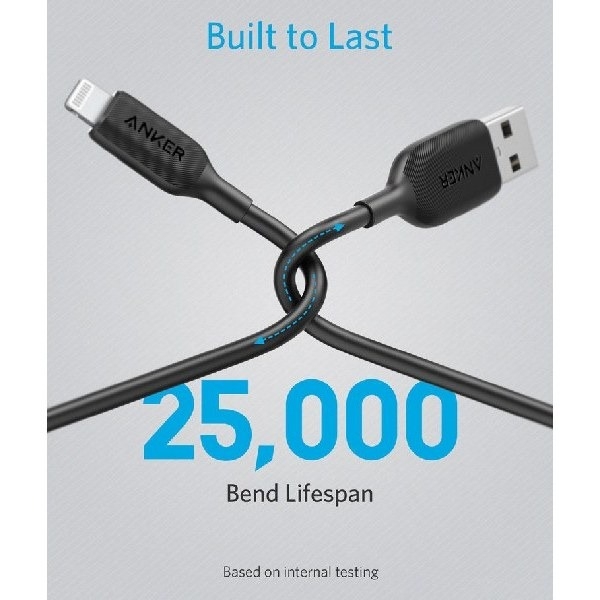  کابل لایتنینگ انکر Anker A8813 PowerLine III طول 1.8 متر 