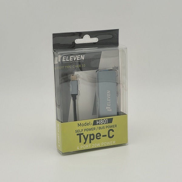  هاب Eleven H801 Type-C USB3.0 4Port 