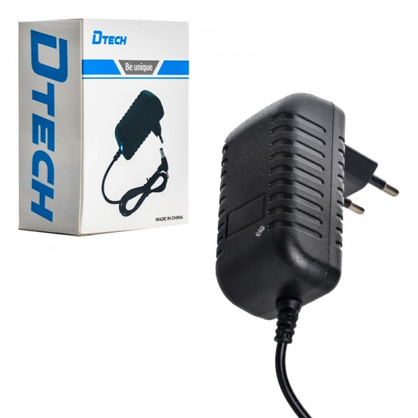  آداپتور سوزنی 9 ولت 1 آمپر 9V/1A (دو سر) دی تک (DTECH) مدل 60024 