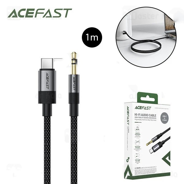  کابل تبدیل Type C به پورت AUX ایس فست ACEFAST J11 