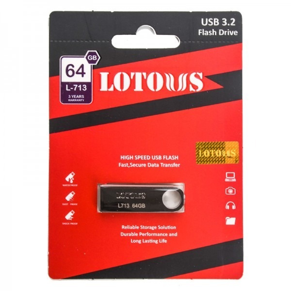  فلش لوتوس (LOTOUS) مدل 64GB L-713 USB3.2 