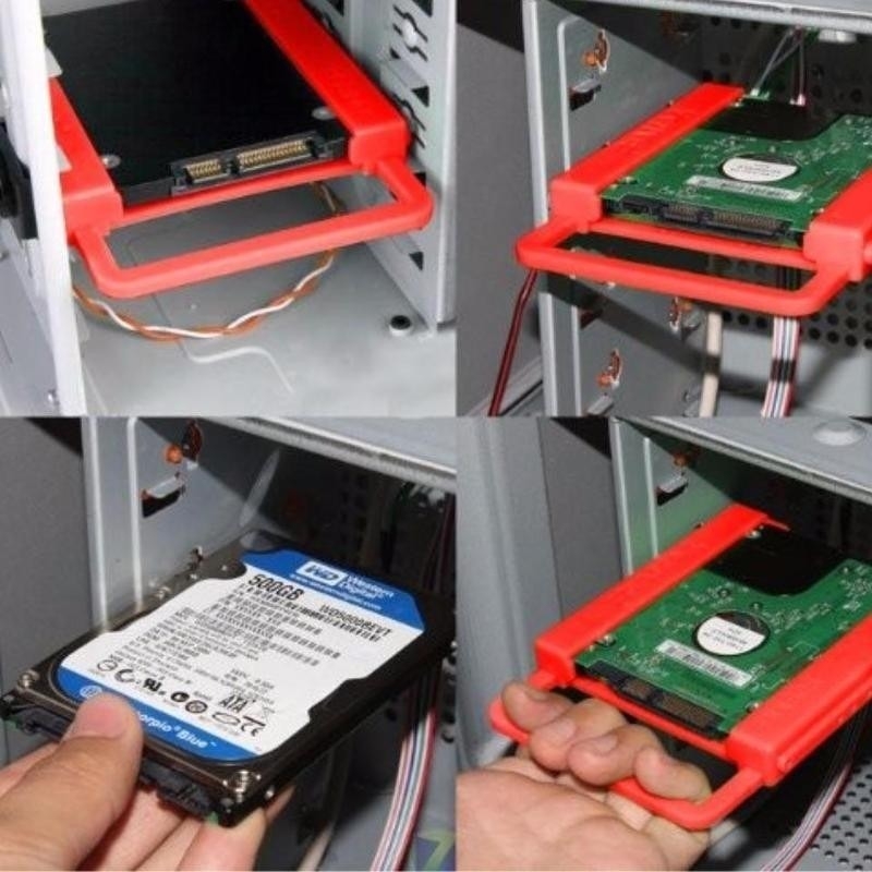  براکت هارد SSD و هارد 2.5 اینچی داخل کیس پلاستیکی 