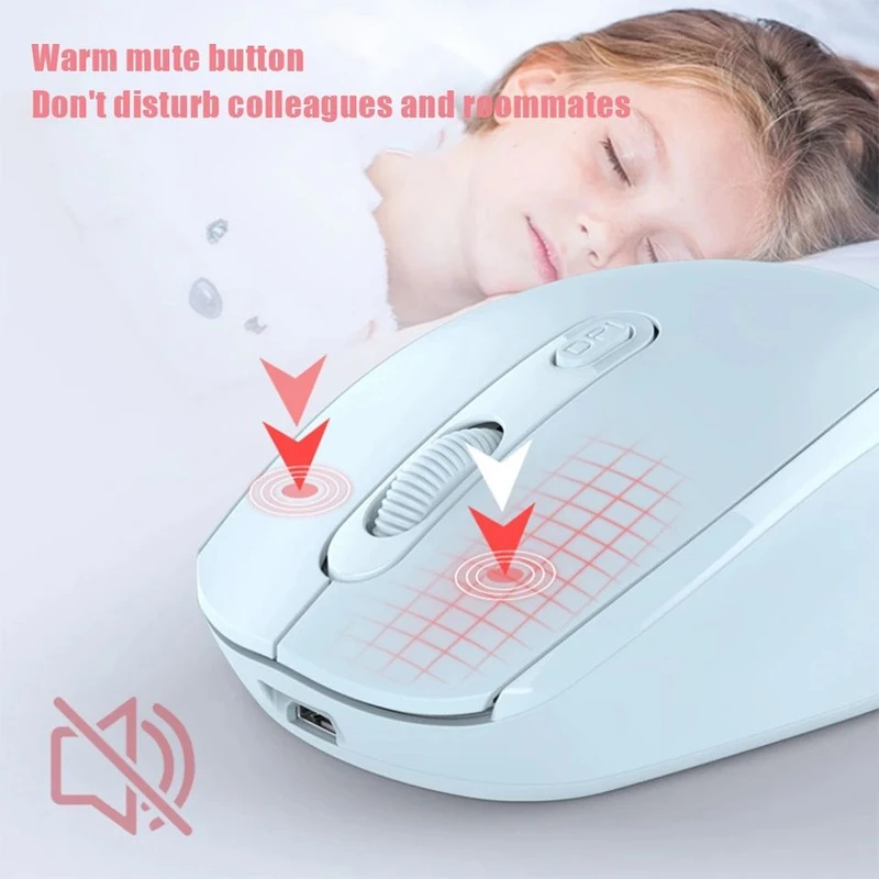  موس بلوتوثی و شارژی بی سیم ولتیکو مدل W24BT بی صدا 