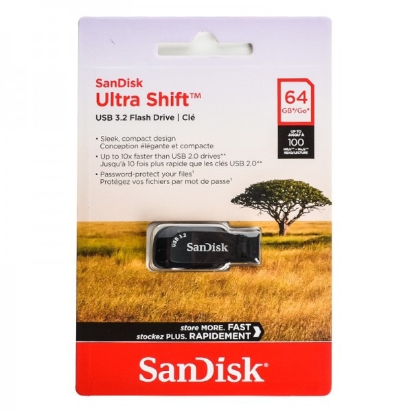فلش سن دیسک (SanDisk) مدل 64GB Ultra Shift USB3.2