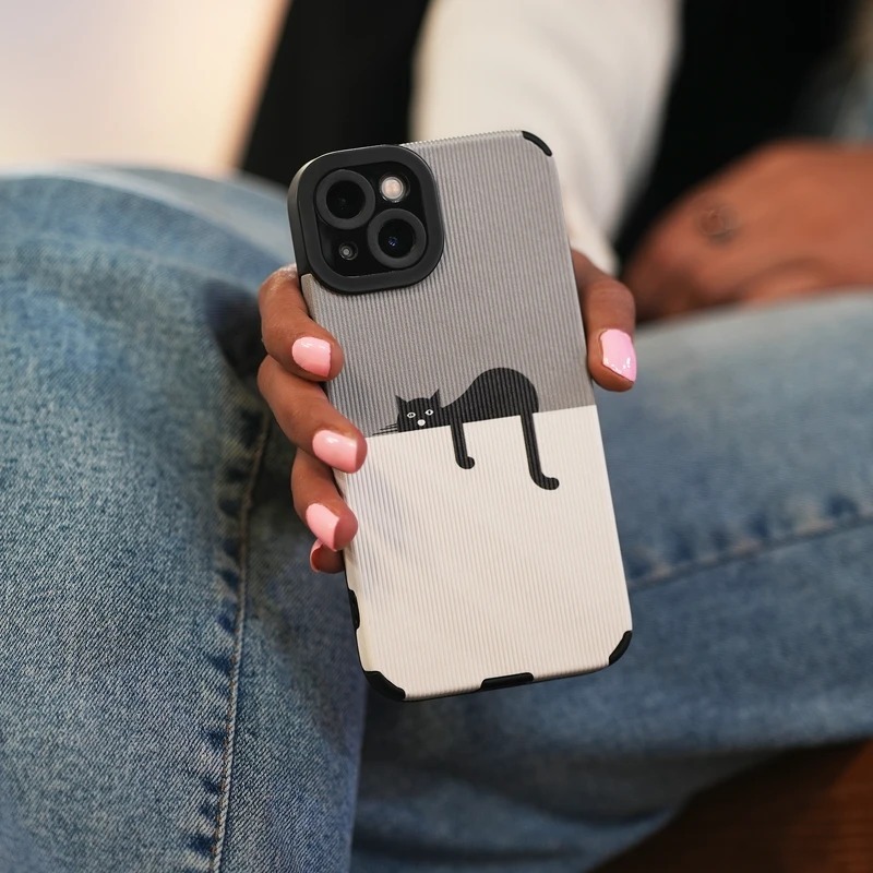  کاور مدل کبریتی طرح گربه مناسب برای گوشی موبایل سامسونگ Galaxy A51 / M40S 