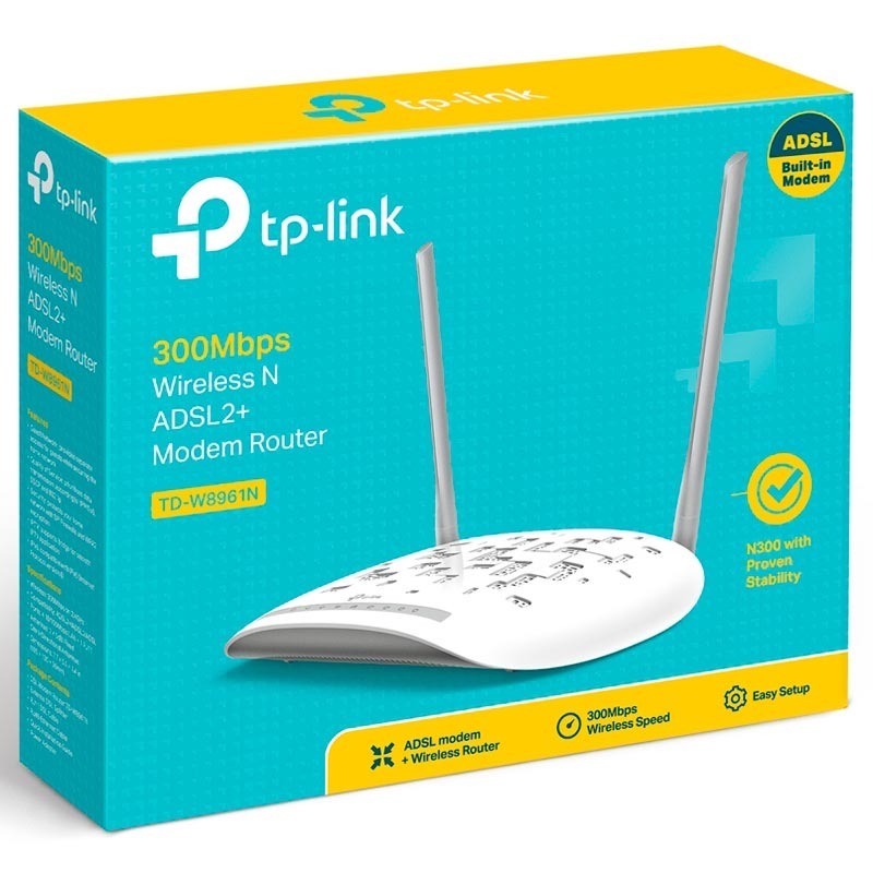  مودم روتر +ADSL2 تی پی لینک TD-W8961N 
