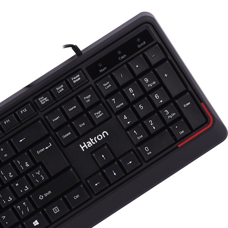  کیبورد سیمی هترون Hatron مدل HK180 