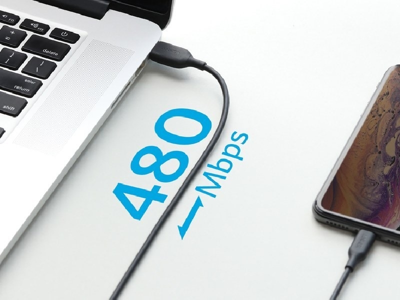  کابل لایتنینگ انکر Anker A8813 PowerLine III طول 1.8 متر 