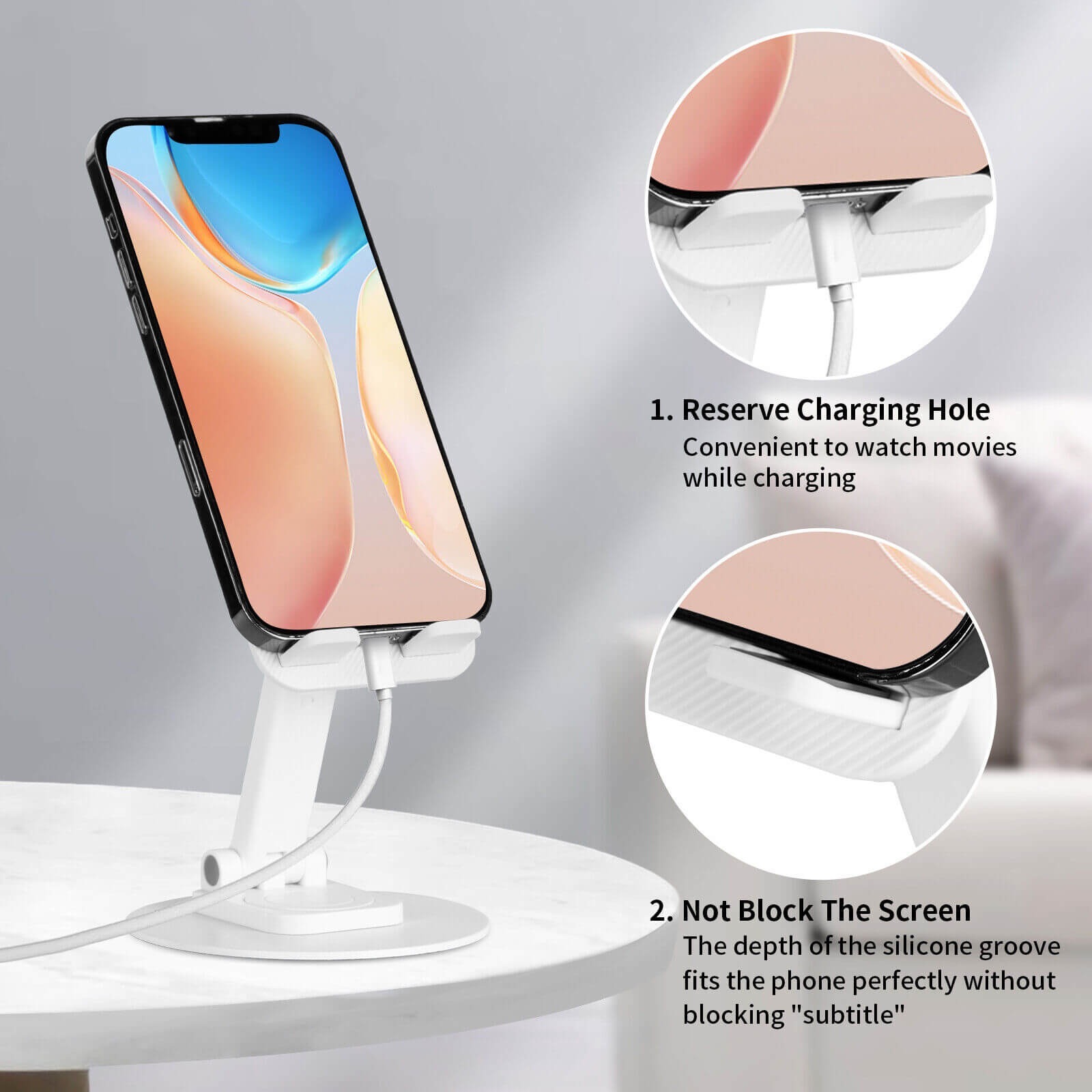  هولدر و استند موبایل رومیزی L-353 360 