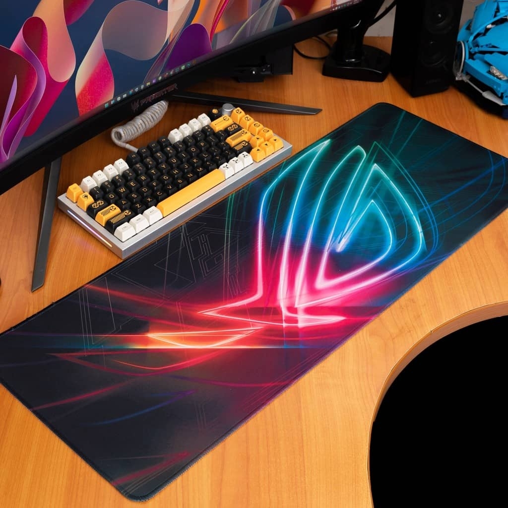 پد موس گیمینگ 80 در 30 ضخامت 3 میلیمتر طرح ROG