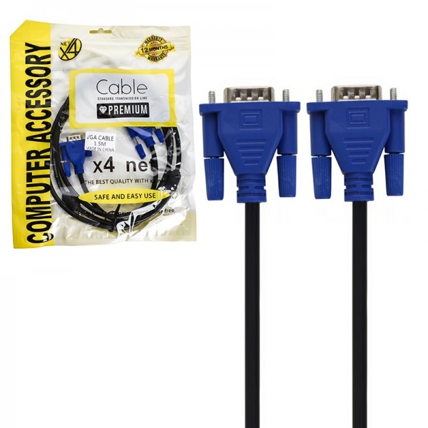 کابل VGA ایکس فور نت (X4NET) طول 1.5 متر 