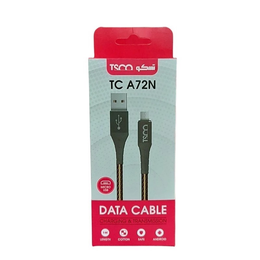  کابل تبدیل USB به microUSB تسکو مدل TC A72N طول 1 متر 