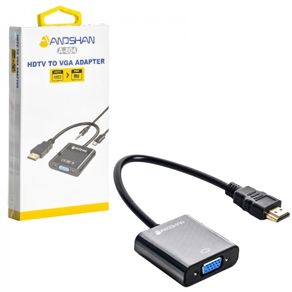  کابل تبدیل HDMI TO VGA انوشان (ANOSHAN) مدل A-804 